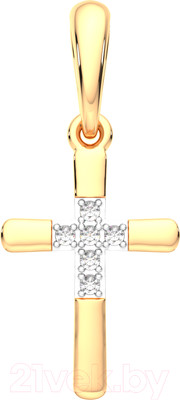 Крестик из розового золота ZORKA 440469.14K.R.REL (с фианитами)