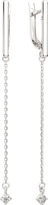 Серьги из серебра ZORKA 03101247 (с фианитами)