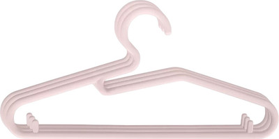 Набор пластиковых вешалок-плечиков Пластишка 431324805  (розовый)