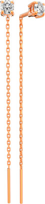 Серьги из розового золота ZORKA 310826.9K.R (с фианитами)