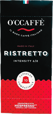 Кофе в капсулах O'ccaffe Ristretto стандарт Nespresso (10x5г)