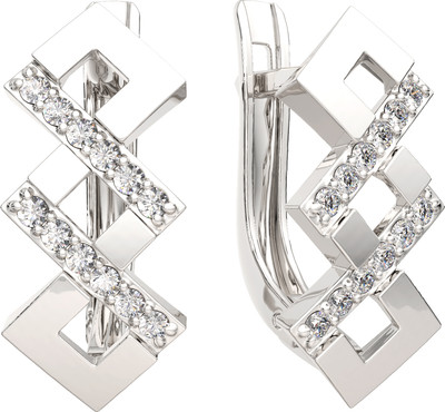 Серьги из серебра ZORKA 03101192.ZZ (с фианитами)