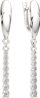 Серьги из серебра ZORKA 0310317 (с фианитами)