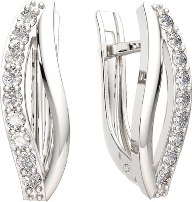 Серьги из серебра ZORKA 0310896.ZZ (с фианитами)