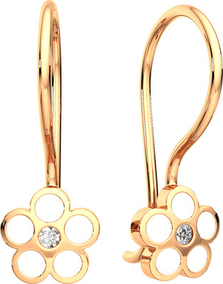 Серьги из розового золота ZORKA 310422А.9K.R (с фианитами)