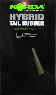 Конус для клипсы рыболовной Korda Hybrid Tail Rubber Weed/Silt / KHRWS
