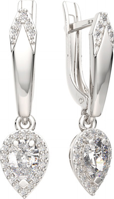 Серьги из серебра ZORKA 0310734.ZZ (с фианитами)