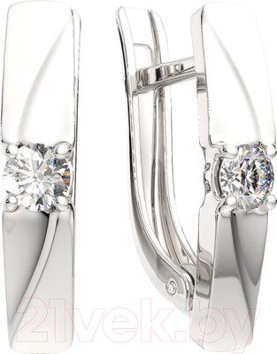 Серьги из серебра ZORKA 0310284 (с фианитами)