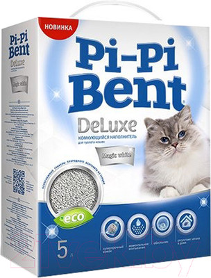 Наполнитель для туалета Pi-Pi-Bent Deluxe Magic White (5л/4.3кг)