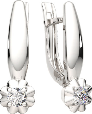 Серьги из серебра ZORKA 0310548 (с фианитами)