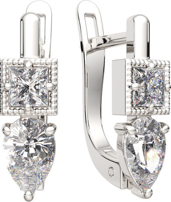 Серьги из серебра ZORKA 0310192 (с фианитами)