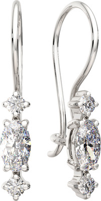 Серьги из серебра ZORKA 0310914.ZZ (с фианитами)