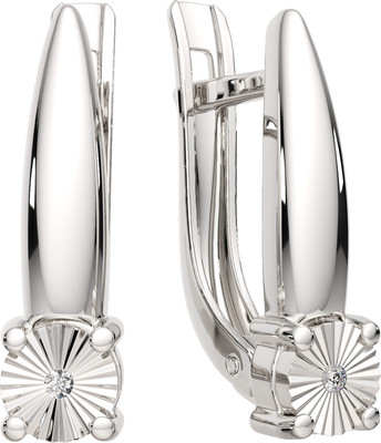 Серьги из серебра ZORKA 03D0096.ZZ (с бриллиантами)