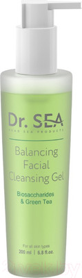 Гель для умывания Dr. Sea Балансирующий с комплексом биосахаридов и зеленым чаем (200мл)