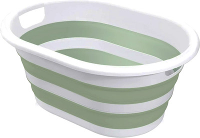 Таз Эльфпласт Flexy ЕР645 (белый/светло-зеленый)
