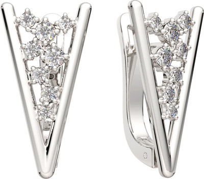 Серьги из серебра ZORKA 0310328 (с фианитами)