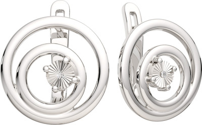 Серьги из серебра ZORKA 03D0105.ZZ (с бриллиантами)