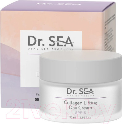 Крем для лица Dr. Sea Коллагеновый дневной лифтинг SPF15 (50мл)