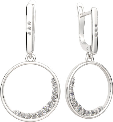 Серьги из серебра ZORKA 0310573 (с фианитами)