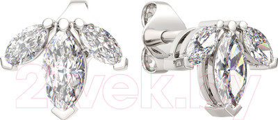 Серьги из серебра ZORKA 0310198 (с фианитами)