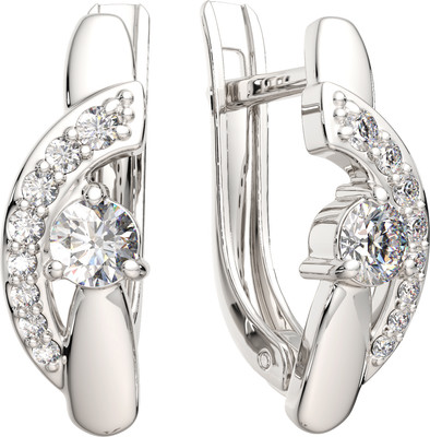 Серьги из серебра ZORKA 03101264 (с фианитами)