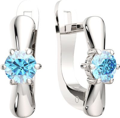 Серьги из серебра ZORKA 0310064/т (с фианитами)