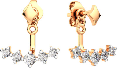 Серьги из розового золота ZORKA 3101125.9K.R (с фианитами)