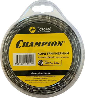 Леска для триммера Champion C7046
