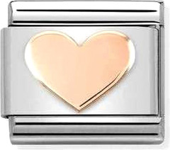 Звено для браслета NominatioN Золотое сердце 430104/37