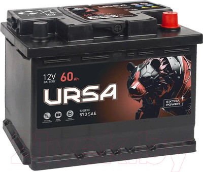 Автомобильный аккумулятор Ursa Extra Power 6СТ R+ (60А/ч)