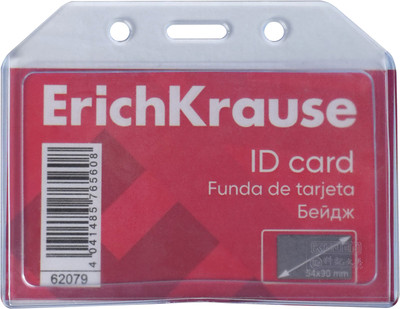 Набор бейджей Erich Krause 62077 (20шт, прозрачный)