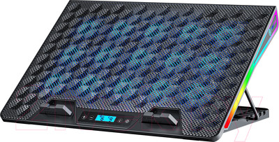 Подставка для ноутбука Evolution LCS-09 RGB с активным охлаждением