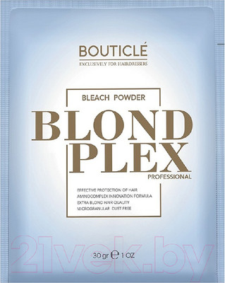 Порошок для осветления волос Bouticle Blond Plex Powder Bleach с аминокомплексом (12x30г)