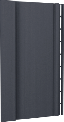 Сайдинг Docke Premium вертикальный S7 / PSVE-1086 (графит)