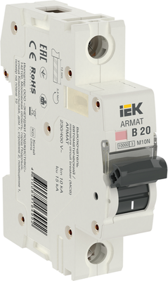 Выключатель автоматический IEK AR-M10N-1-B020