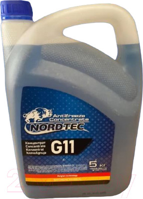 Антифриз Nordtec G11 Концентрат / NT0350CON (5кг, синий)