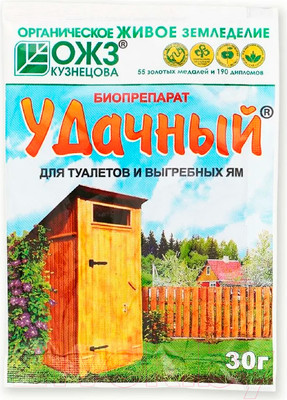 Биоактиватор ОЖЗ Удачный биопрепарат для туалетов (30г)