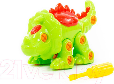Игрушка-конструктор Полесье Трицератопс / 76717 (32эл)