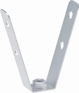 Кронштейн трапециевидный EKF Для профнастила с гайкой М8 kp8120 (2мм)