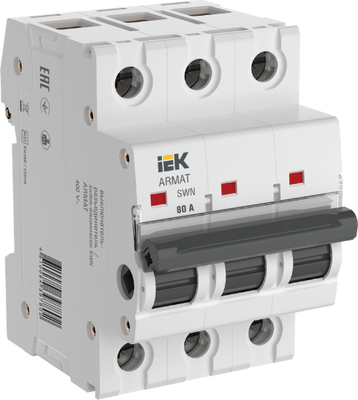 Выключатель-разъединитель IEK SWN 3P 80А / AR-SWN-3-080