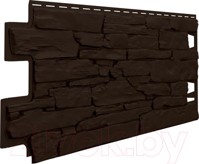Фасадная панель Технониколь Оптима Камень (темно-коричневый)