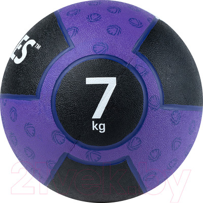 Медицинбол Torres AL00237 (7кг, фиолетовый/черный)
