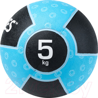 Медицинбол Torres AL00235 (5кг, черный/голубой)