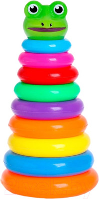 Развивающий игровой набор Sima-Land Пирамида. Лягушка 727 / 182701