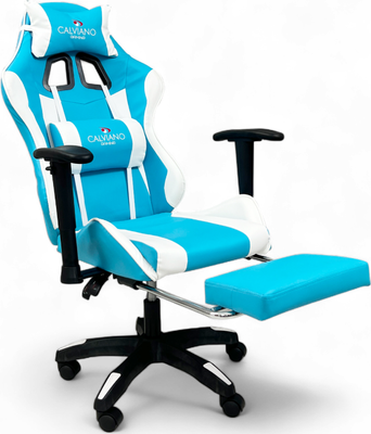 Кресло геймерское Calviano 1585 (голубой)