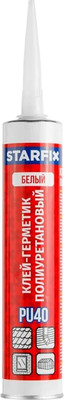 Клей-герметик Starfix PU40 SM-85136-1 (300мл, белый)