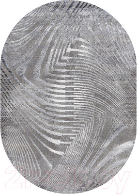 Коврик Kartal Afina TU85C-SHRNIK-GRAY-OVAL (0.8x1.5)