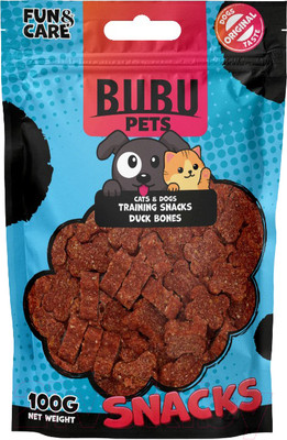 Лакомство для животных Bubu Pets Косточки для дрессировки, утка / PS0069 (100г)