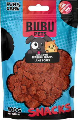 Лакомство для животных Bubu Pets Косточки для дрессировки, ягненок /PS0070 (100г)