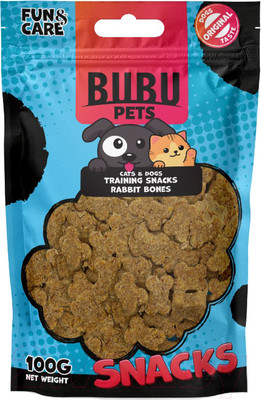 Лакомство для животных Bubu Pets Косточки для дрессировки, кролик / PS0071 (100г)